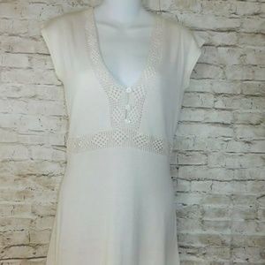 Trina Turk Beige Blouse Size S Silk Cotton Bld